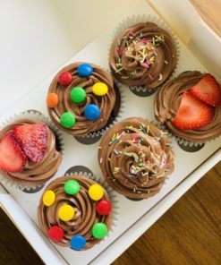 Chocolate Malt Cupcakes from YUM by Maryam