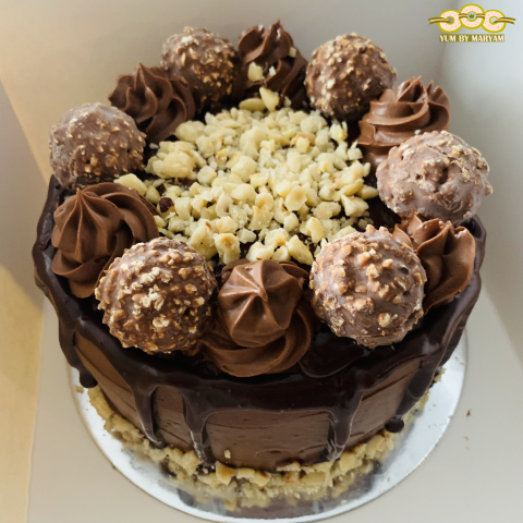 Ferrero Rocher Cake from YUM by Maryam